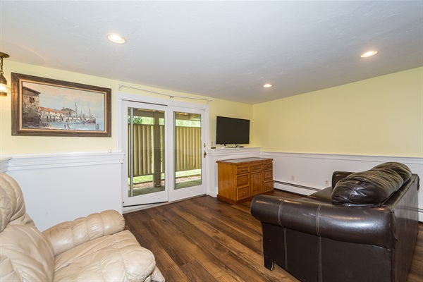 Additional living room perfect for movies or games.