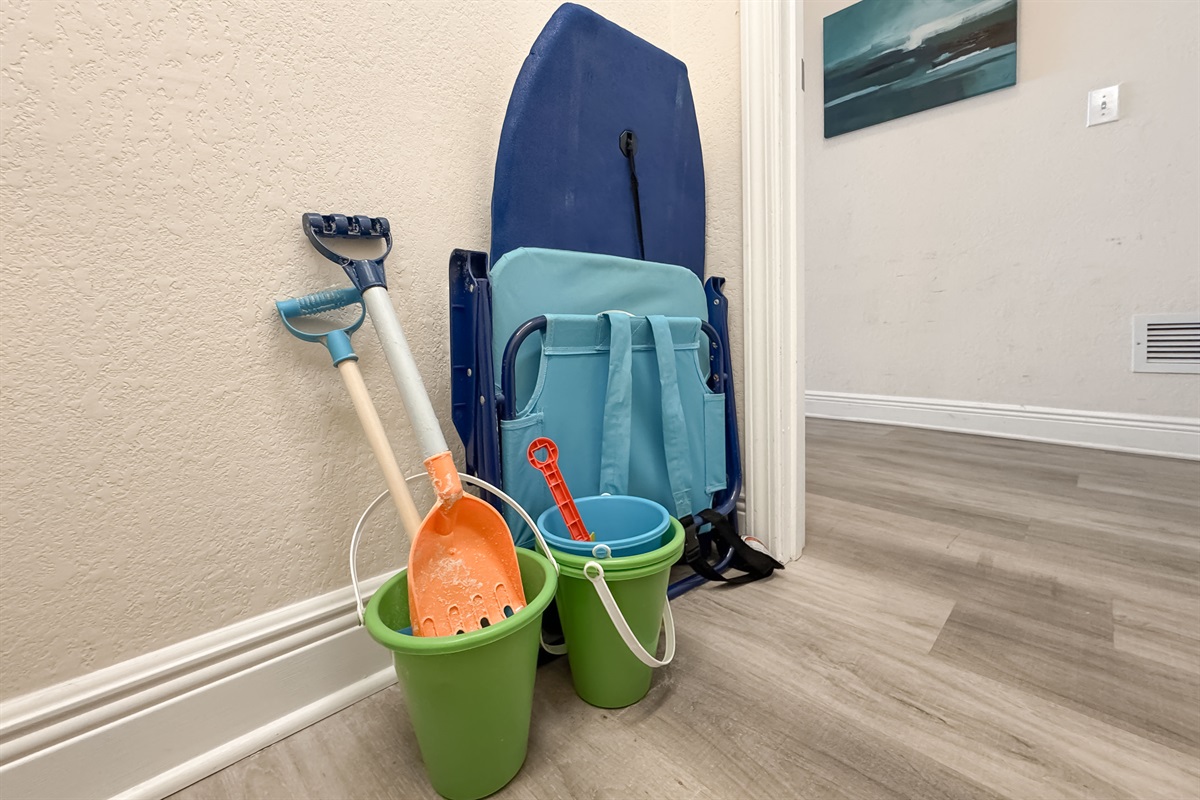 We make beach trips easy. Enjoy the convenience of complimentary beach gear, including chairs and toys, during your stay.