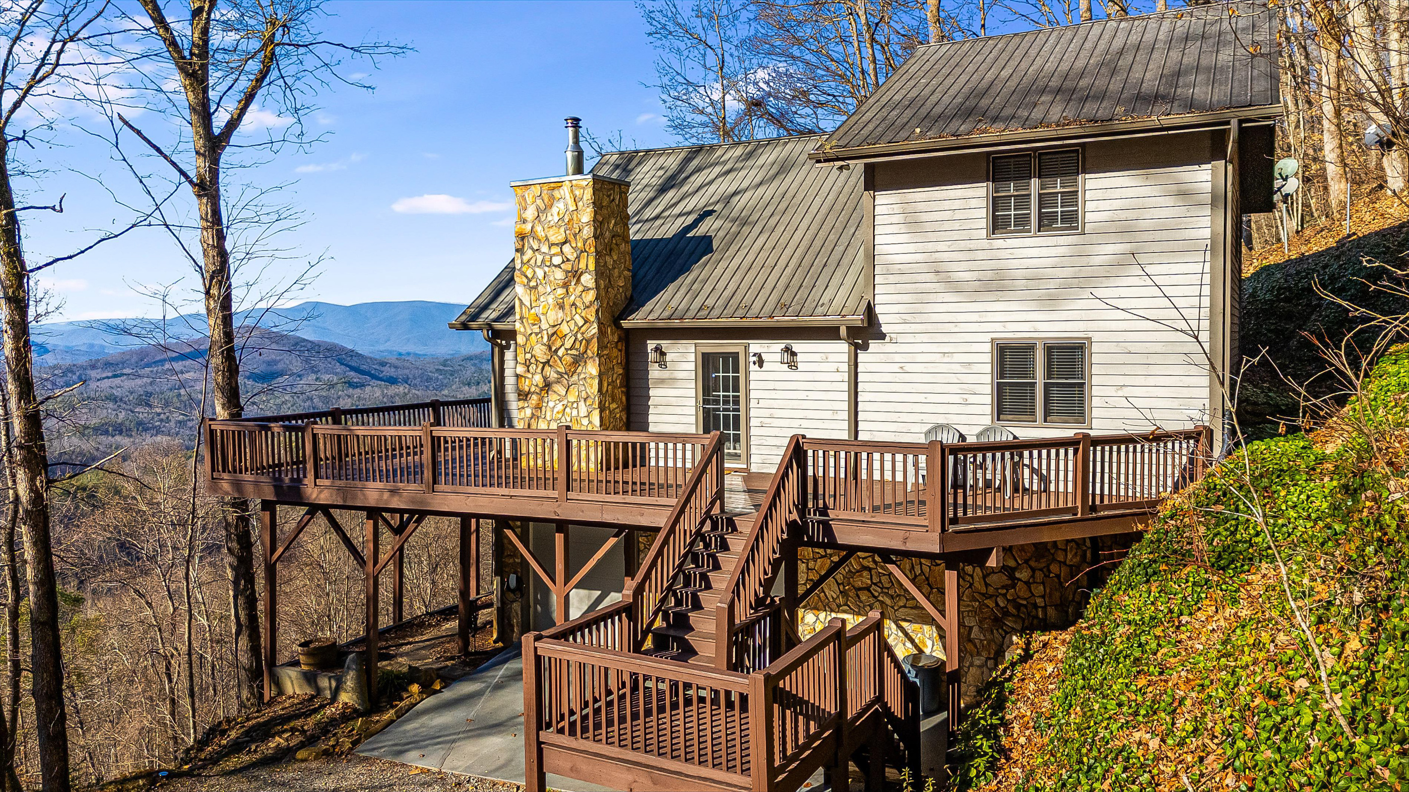 Enjoy great views no matter the season!