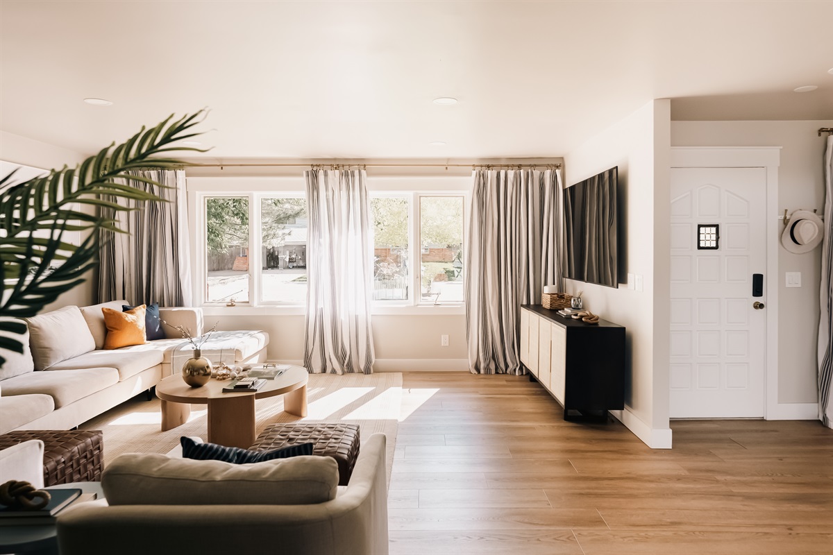 Spacious family room for downtime and togetherness.