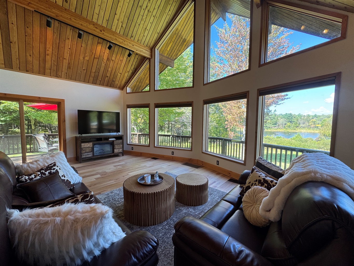 Great room with beautiful natural light