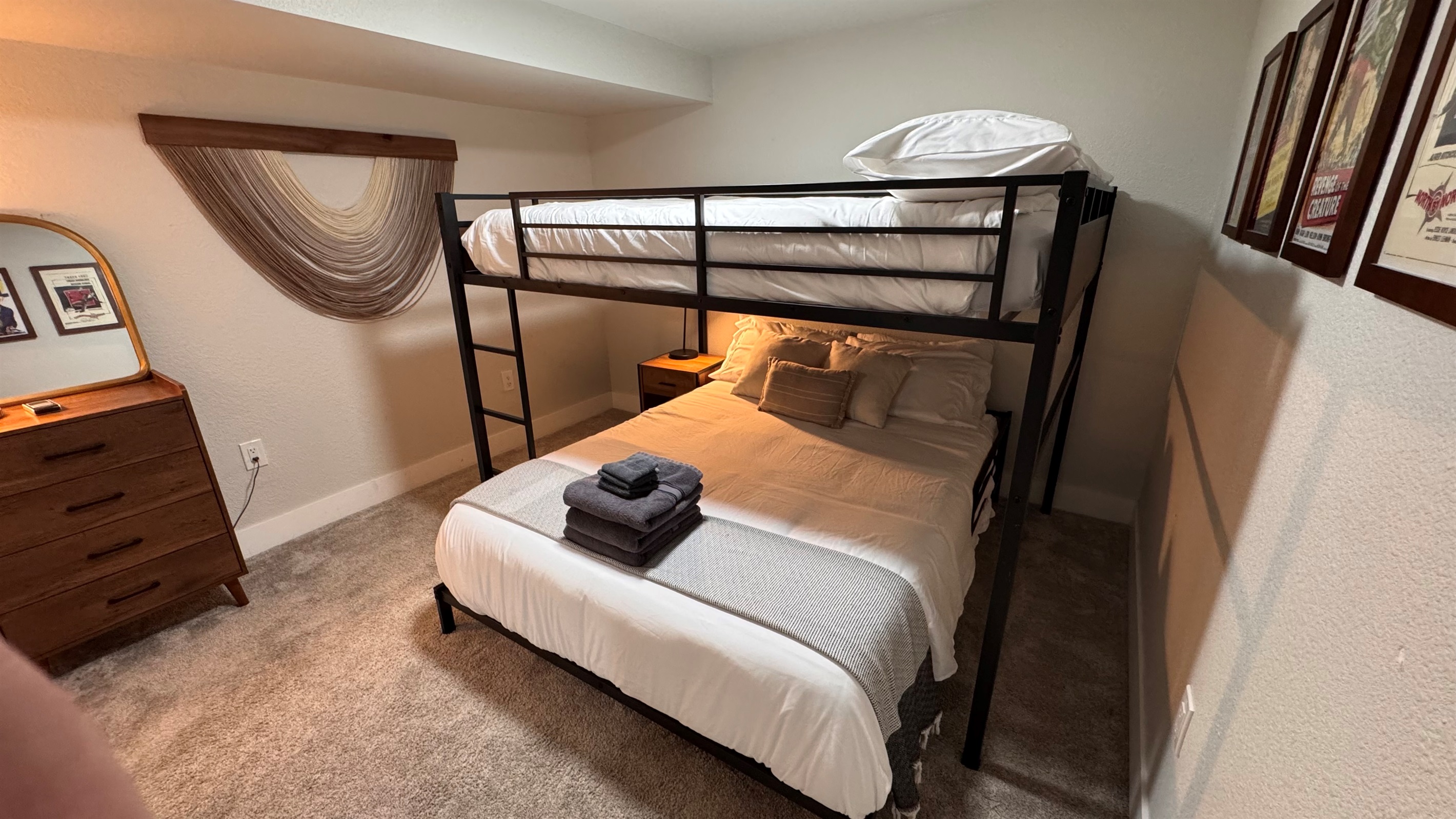 Queen beds can fit up to 4 adults comfortably!