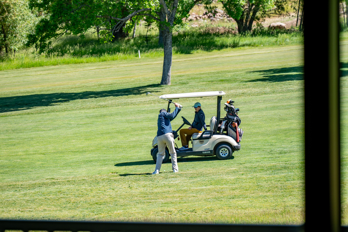 Tee off at Wolf Creek Golf Course just steps away.