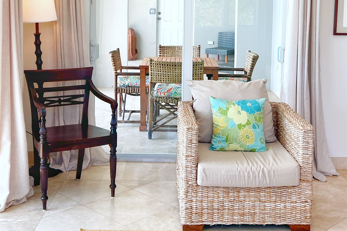 An open space for good conversations and even better views.