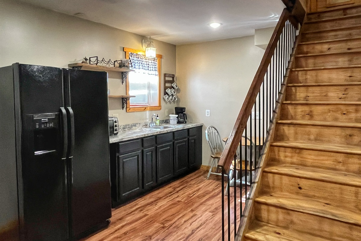 Downstairs kitchenette