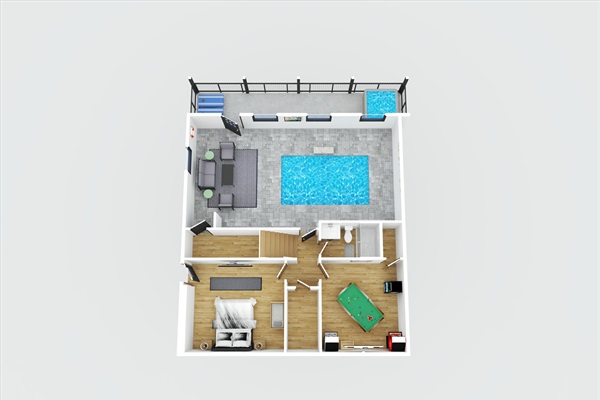 Basement floor plan