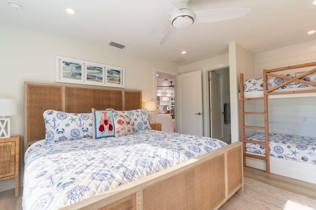 King Bedroom with Bunk Beds