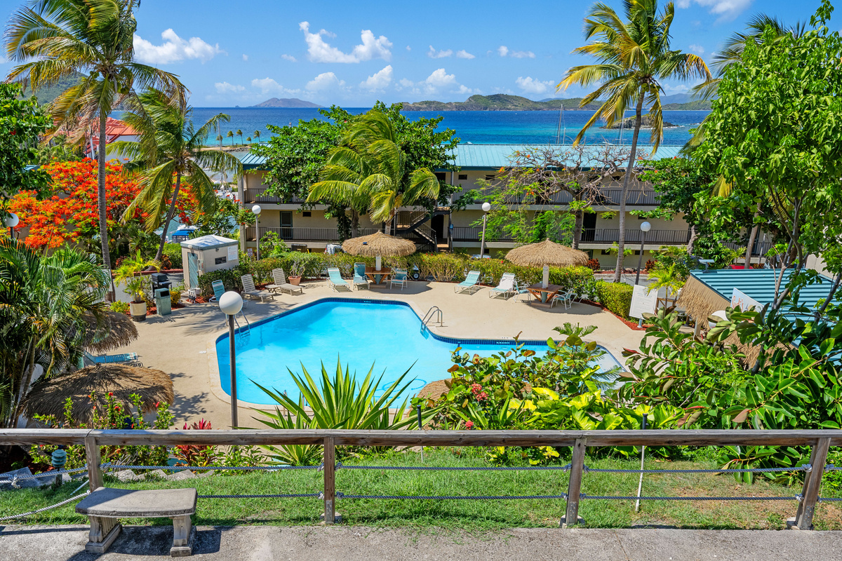 The pool at Sudis that is only a 30-second stroll from your condo!