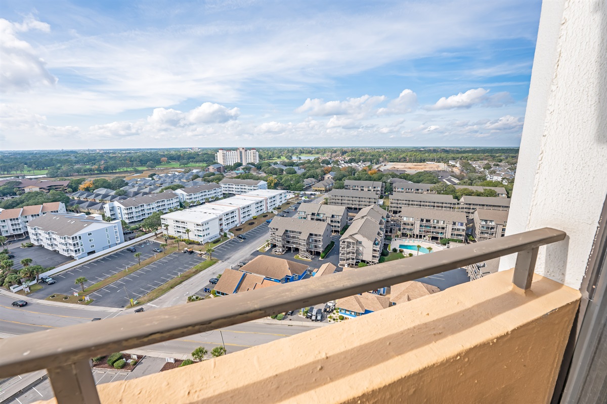 Amazing View from the Balcony!