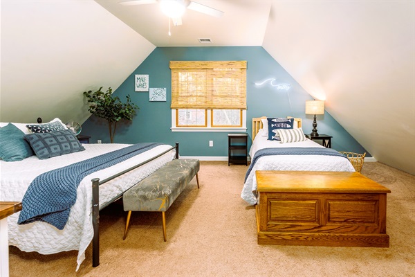 Second Floor "Make Waves" Bedroom