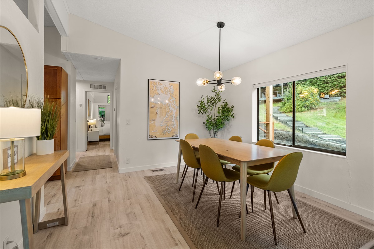 Gather around the dining table for memorable meals and quality time together