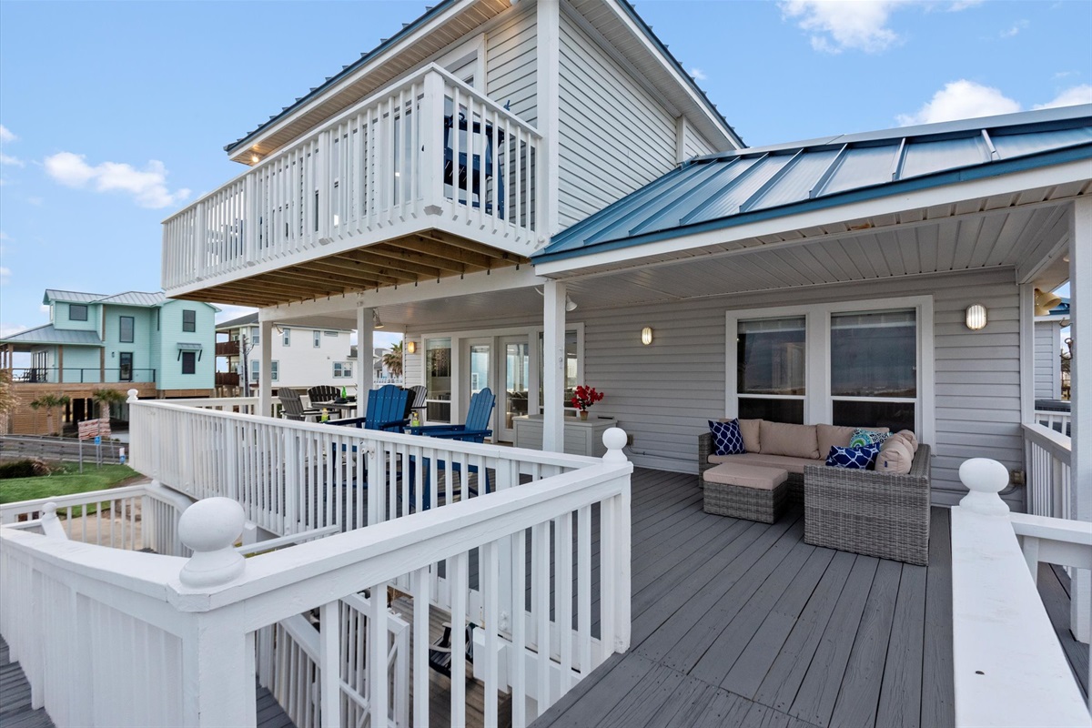 The centerpiece of the property is undoubtedly the wrap-around porch and expansive deck.
