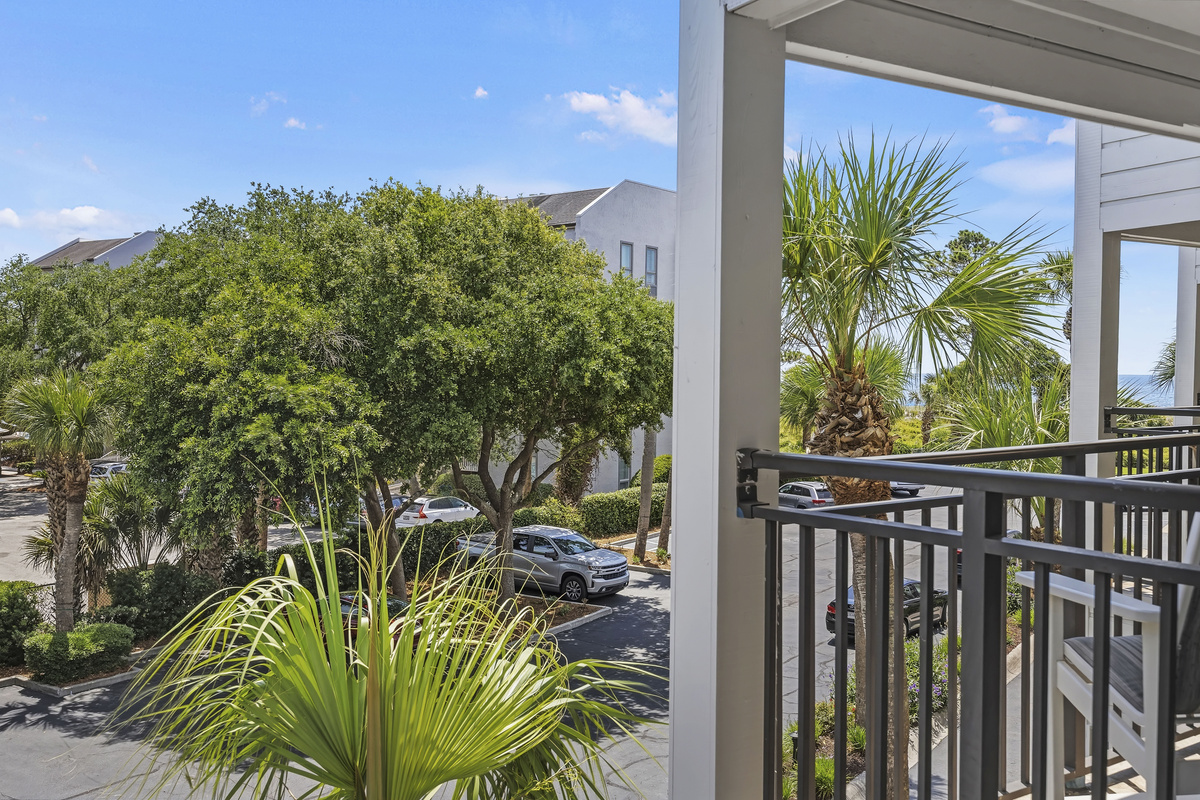 Take in beautiful beach views from your private ocean-view balcony.
