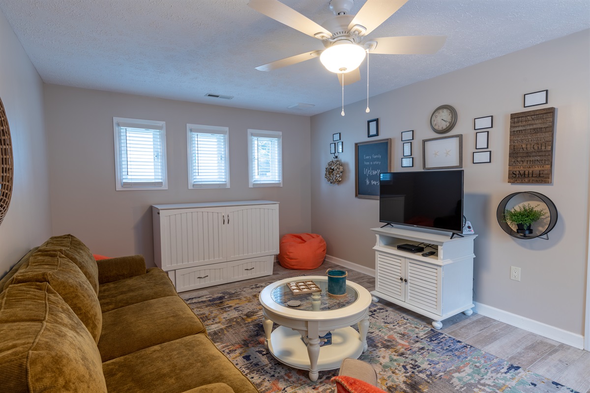 Murphy bed Closed in Family Room