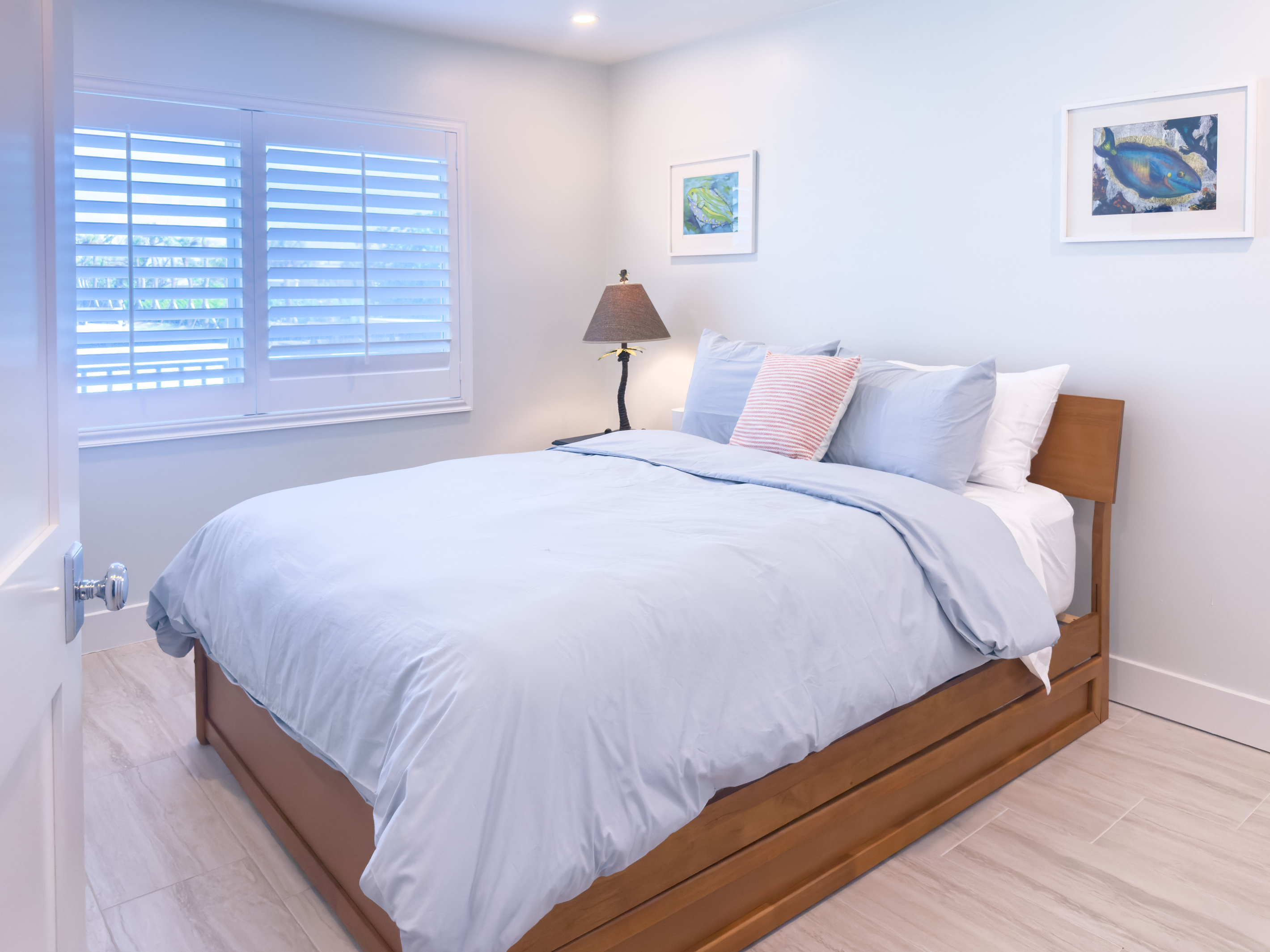 Secondary Queen Bedroom with Trundle Bed