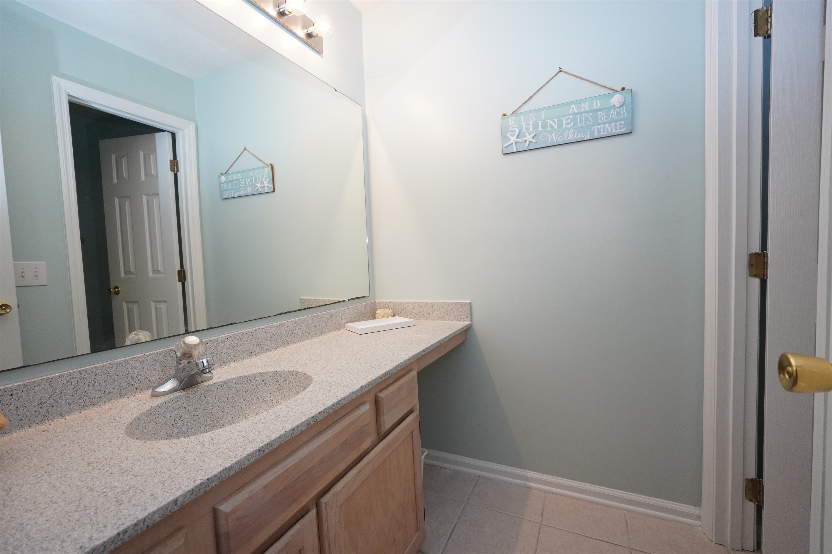 Ensuite master bath set up