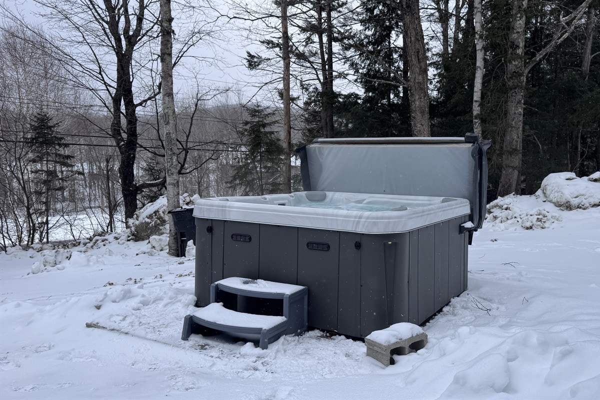Hot Tub remains in use all year long!