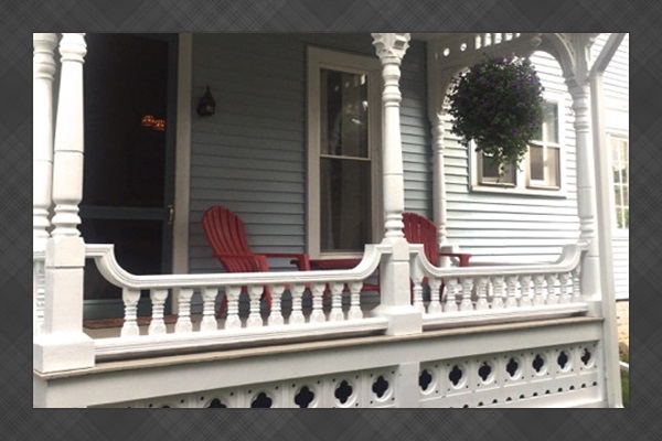 Front porch at After the Game