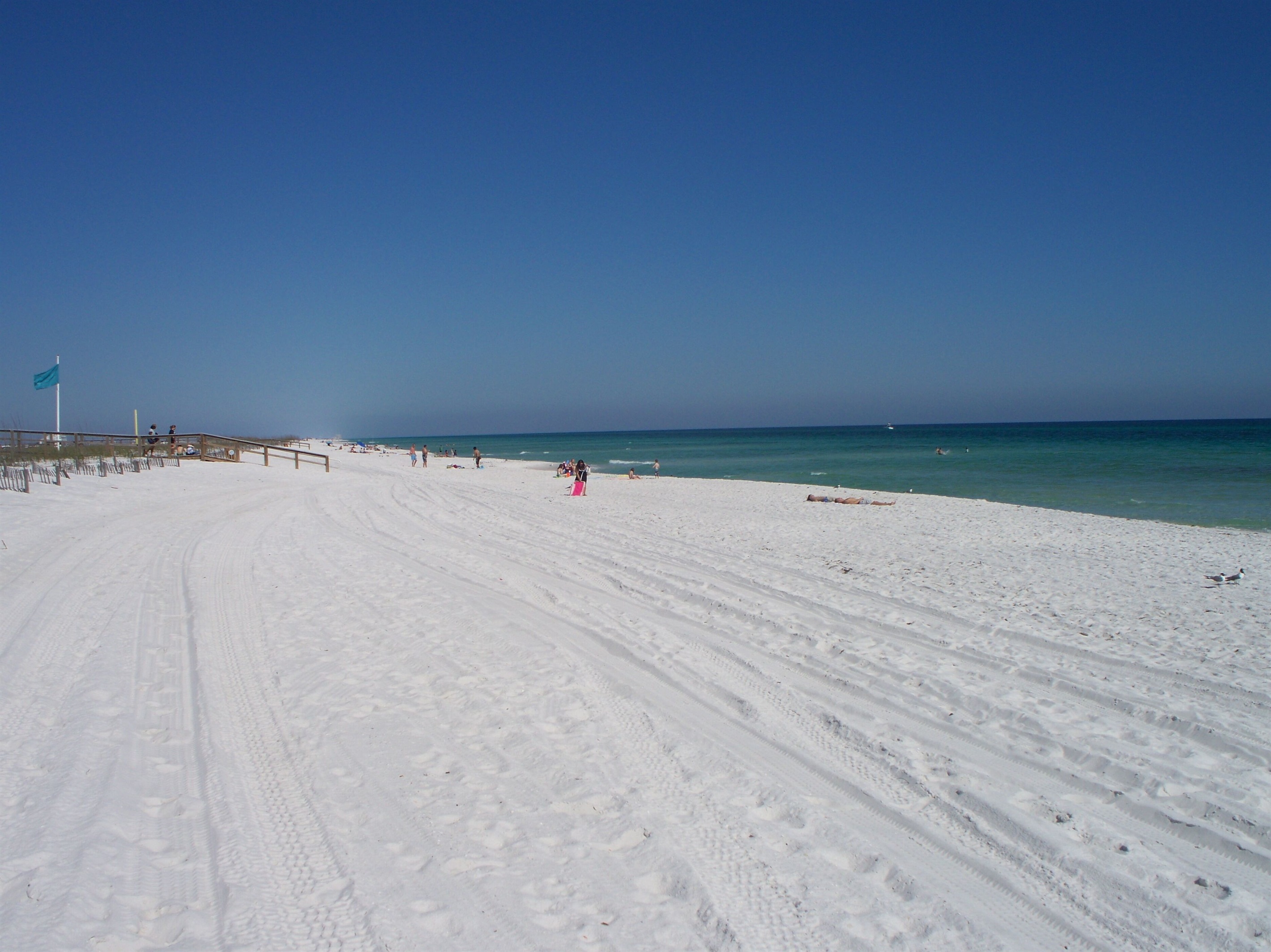 Miles and miles of beautiful white sandy beaches!