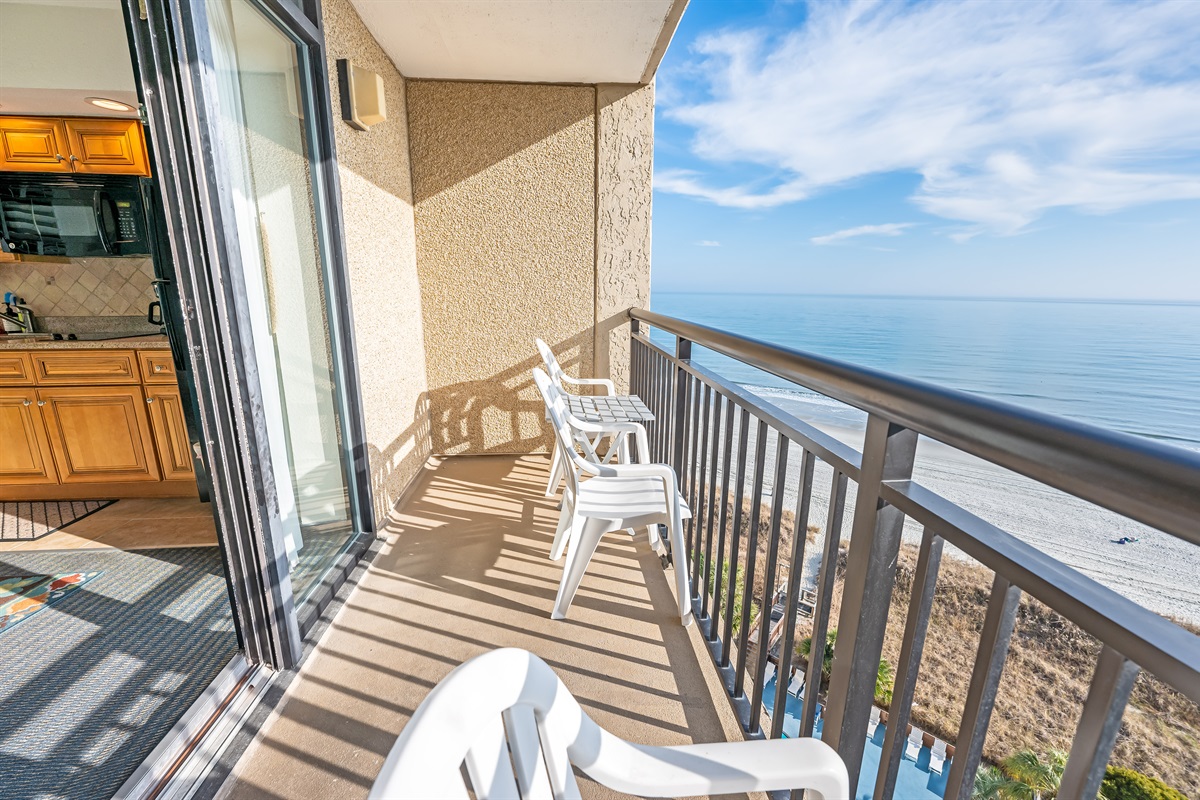 Amazing View from the Balcony!