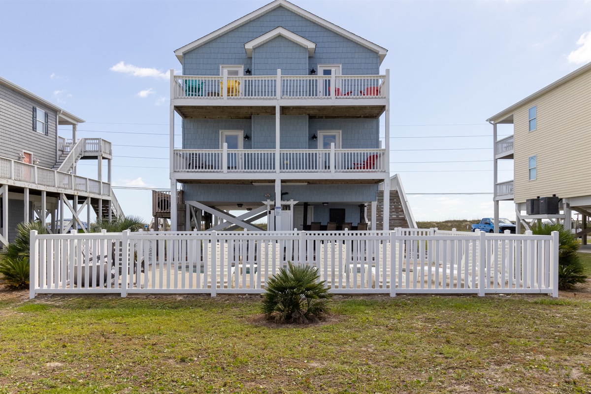 The back of Blue Dolphin SeaView