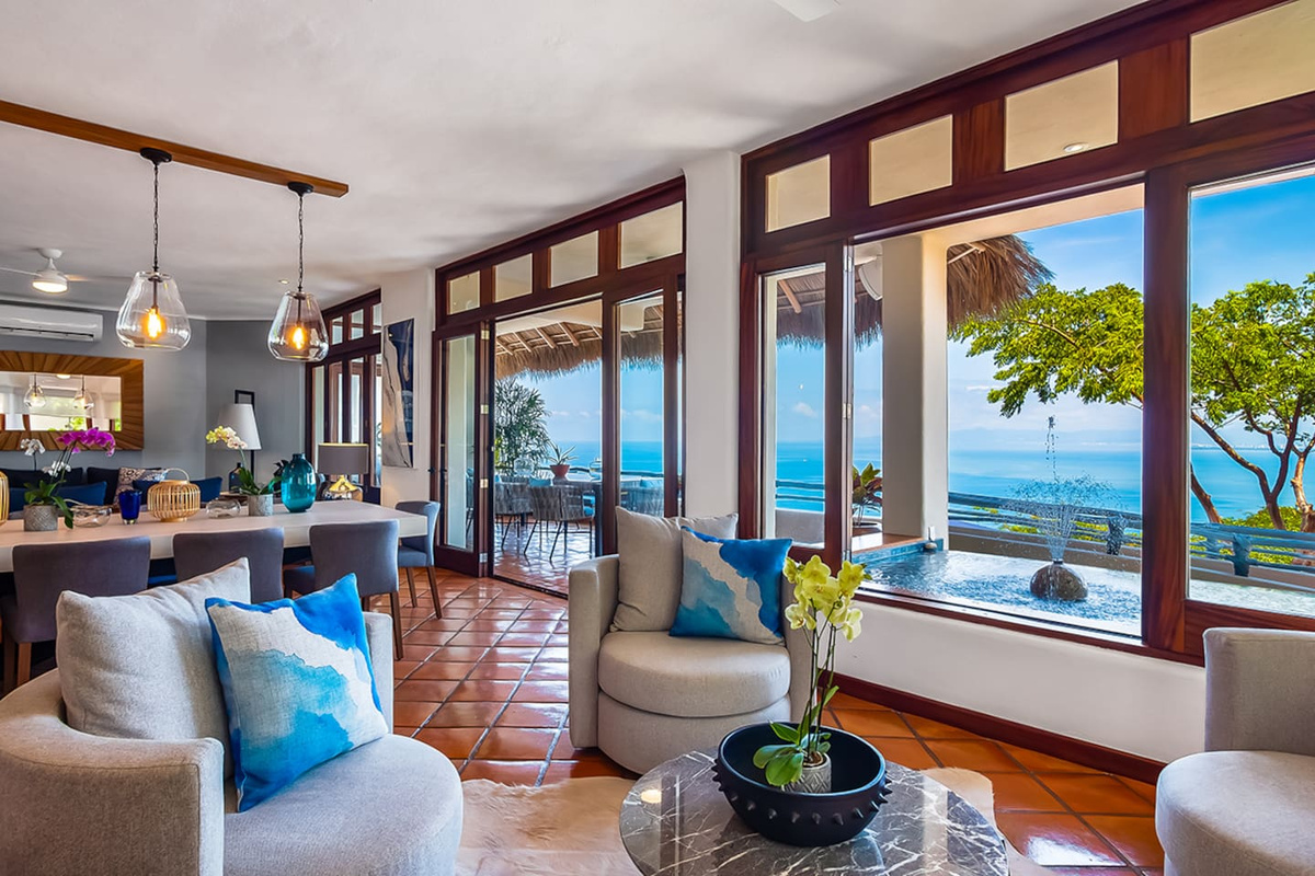 View from Kitchen Social Area