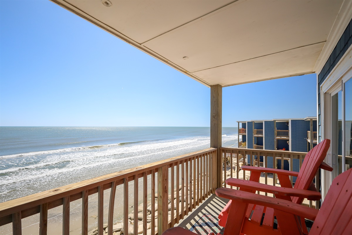 Balcony view on a sunny day!