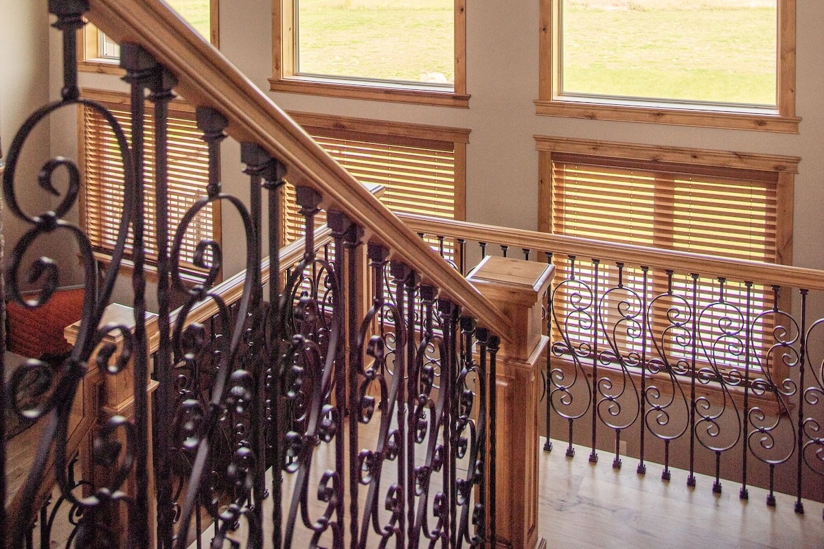 Enjoy the view of Grand Teton from the loft.