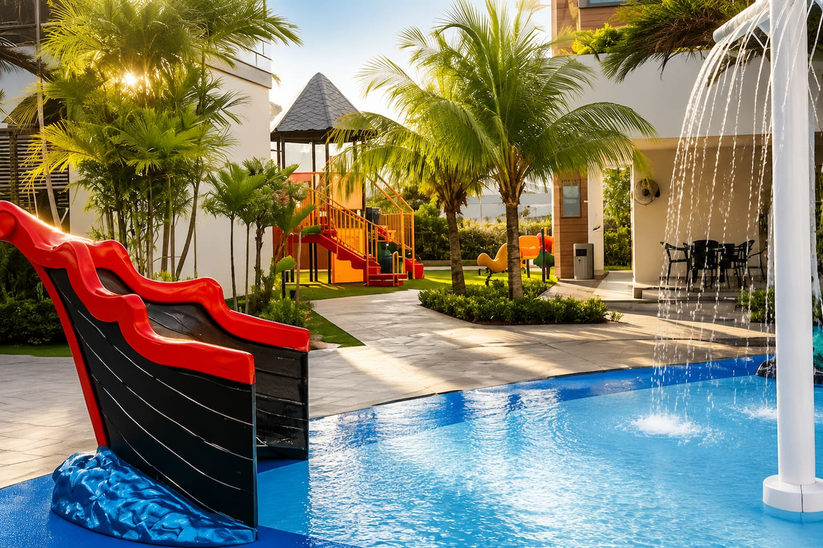 Let the little ones explore and play in this lively, kid-friendly area.