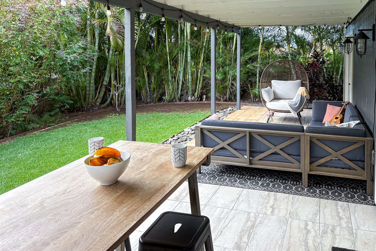 Private lanai