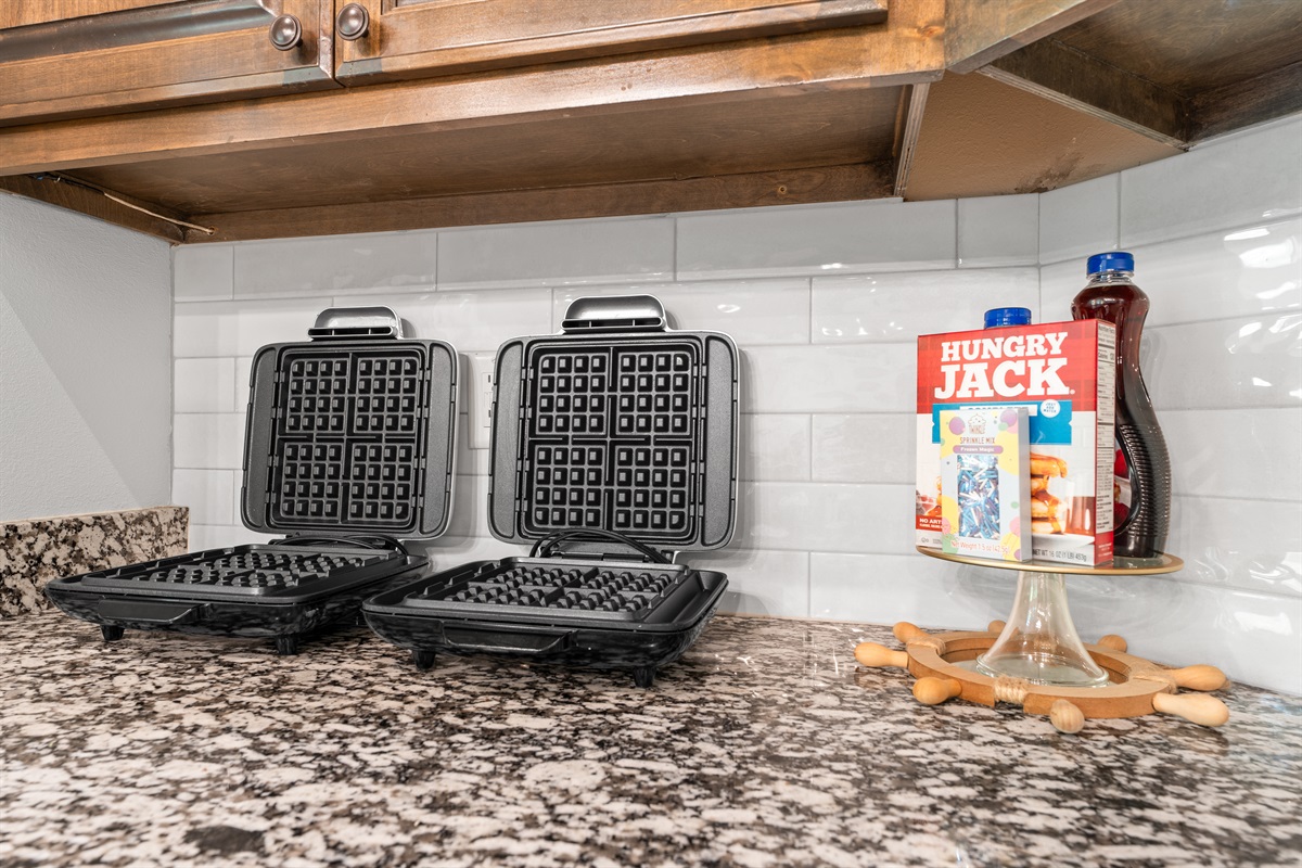 Good morning!! Enjoy the waffle bar!