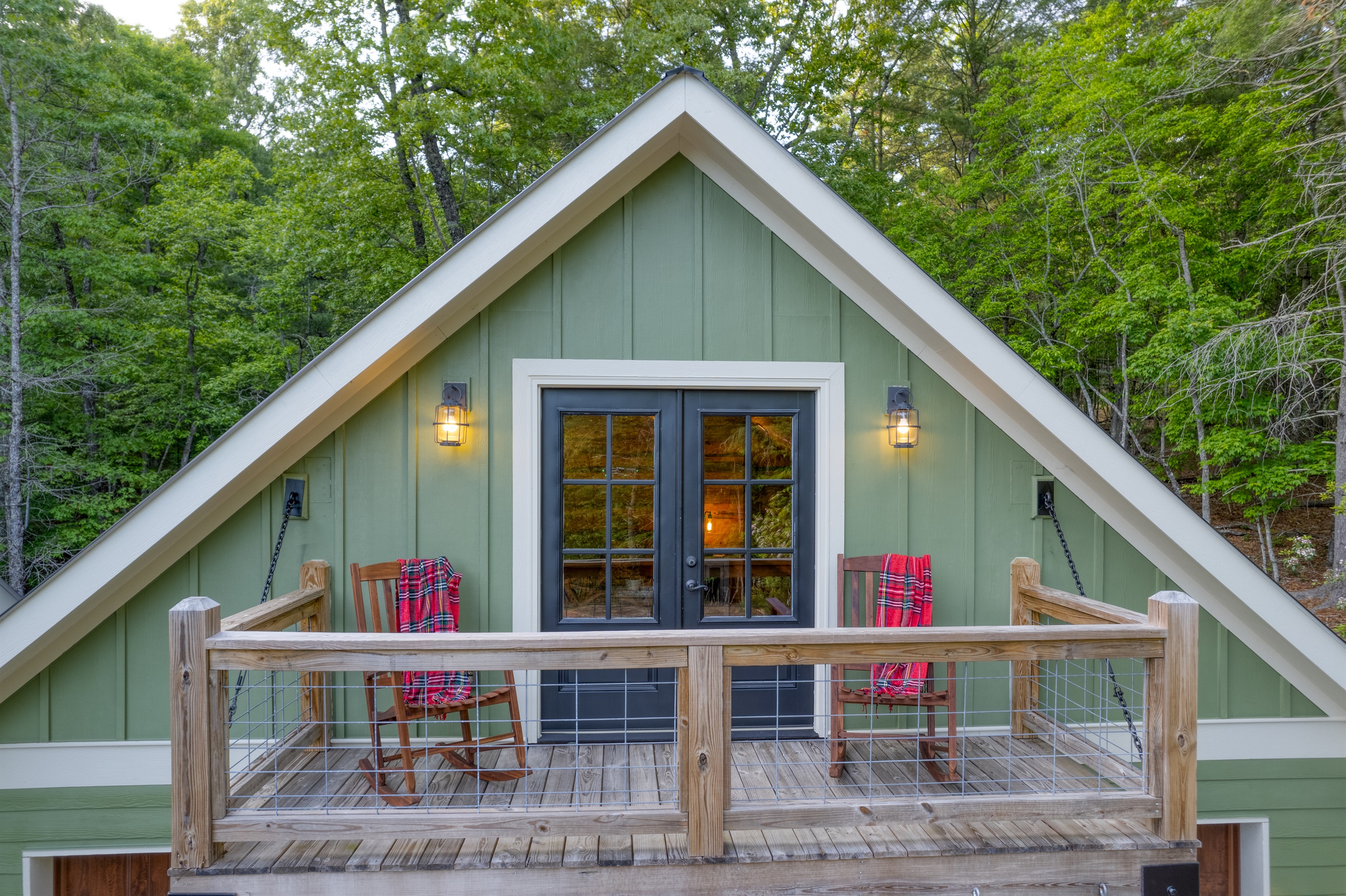 The best place to enjoy a quiet cup of coffee in the morning or night cap in the evening.