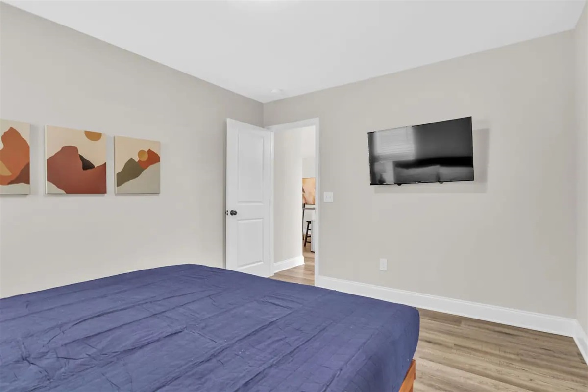 Right side of duplex - King bedroom