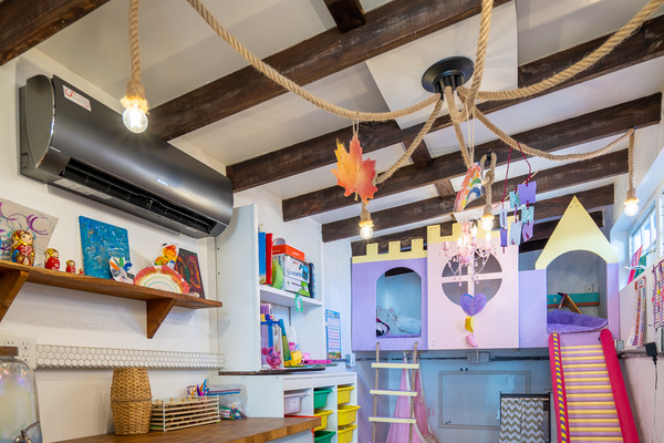 Climate comfort is a must in the kids custom playroom in Dorado, Puerto Rico.