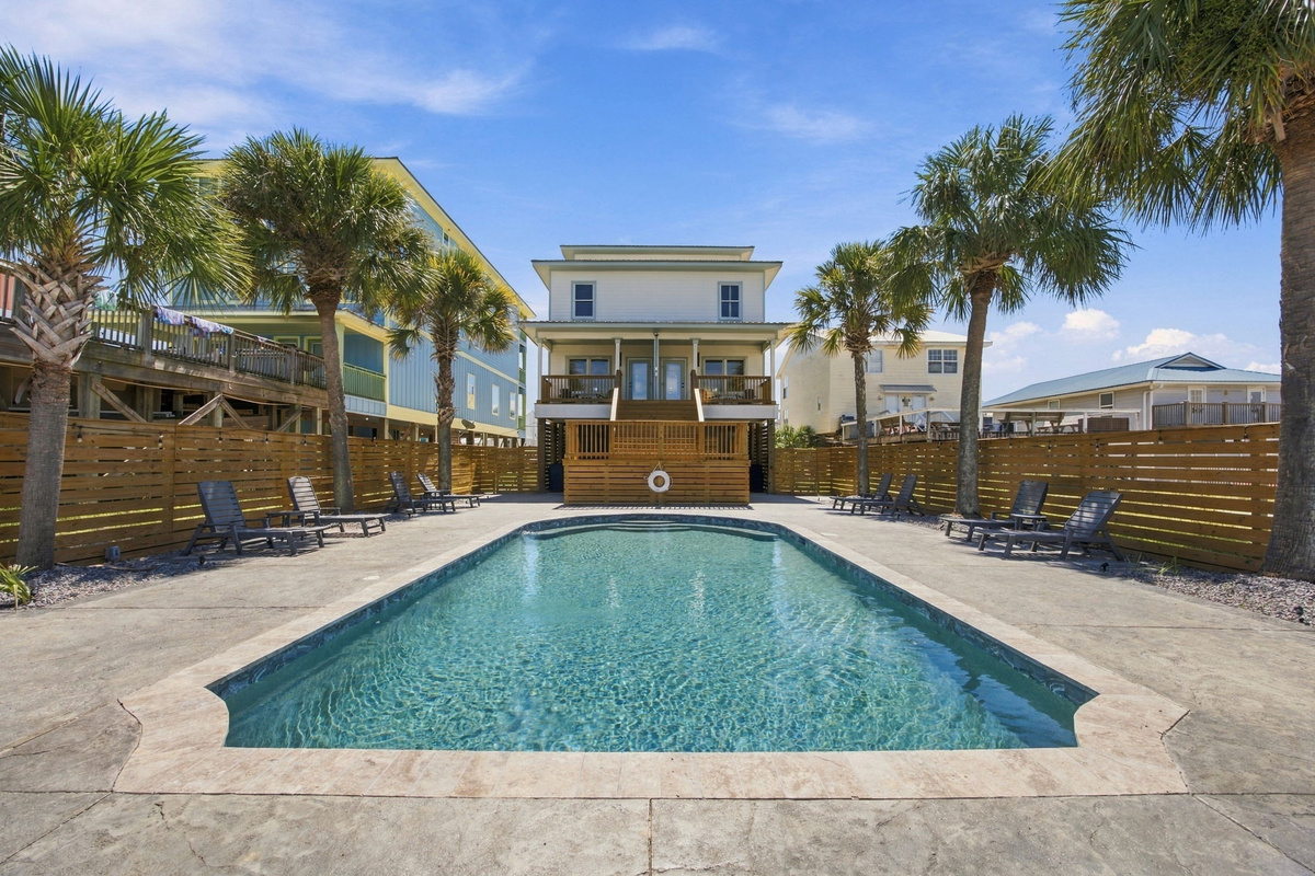 Crystal-clear waters invite endless afternoons of relaxation.