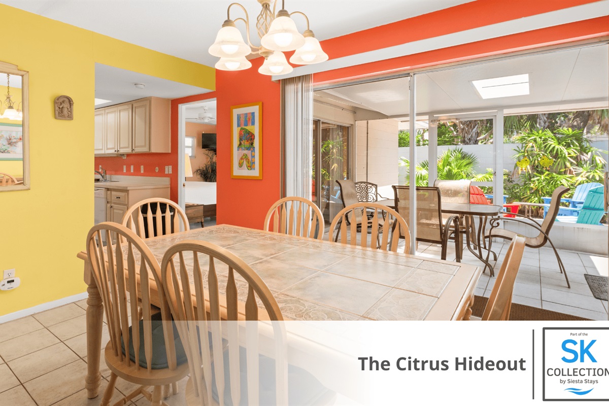 Indoor Dining for 6