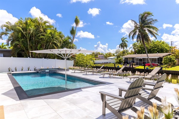 Pool & Hot Tub Area