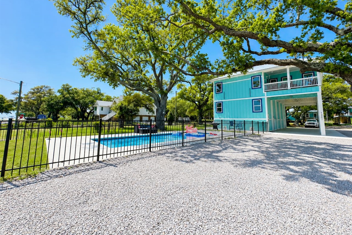 Enjoy quiet views and fresh air in this serene outdoor space.