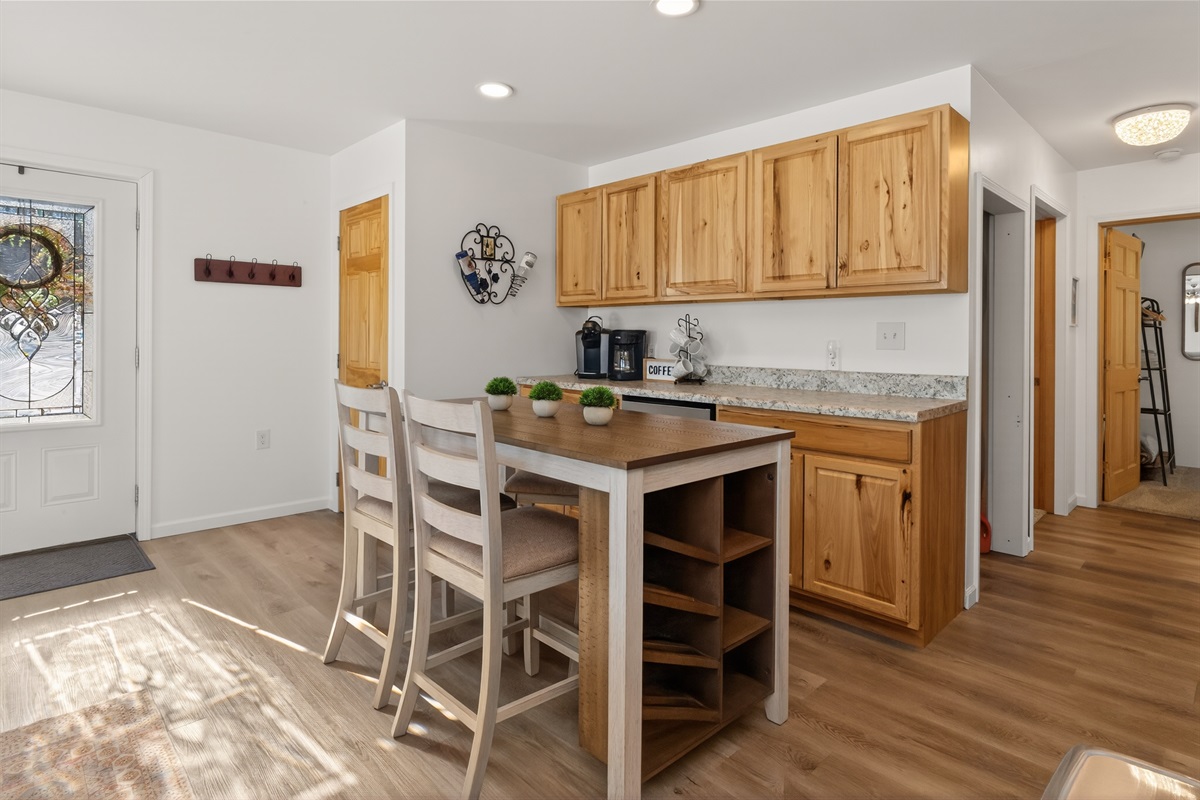 Main house dining area and entry