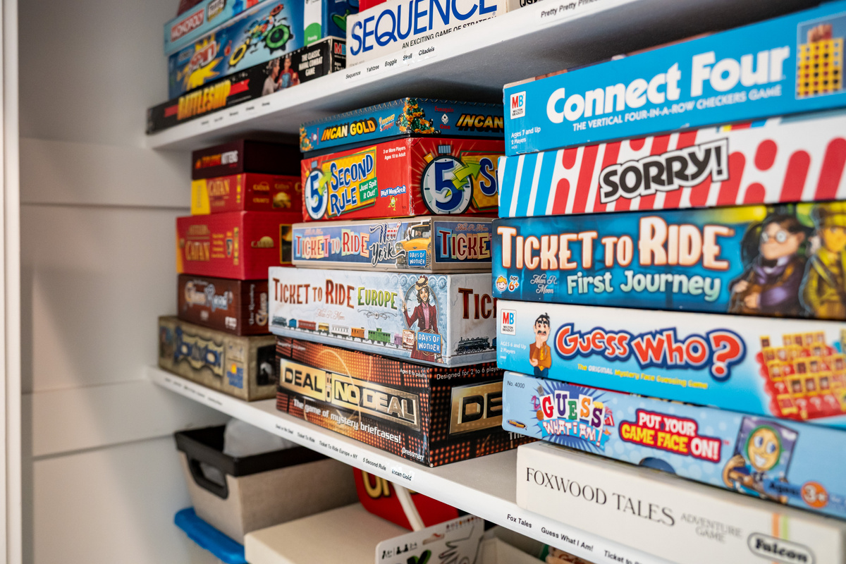 Challenge family and friends with a wide selection of classic board games, perfect for guests of all ages.