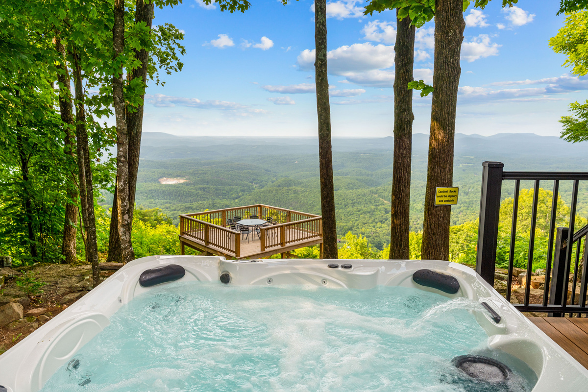 Hot Tub View Of The Canyon