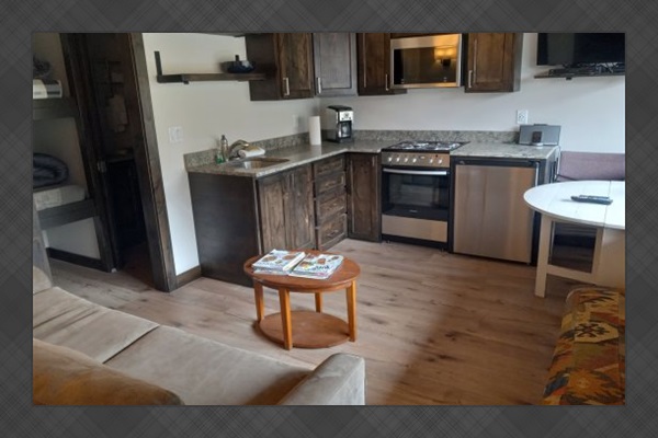 Unit view from main entrance. 