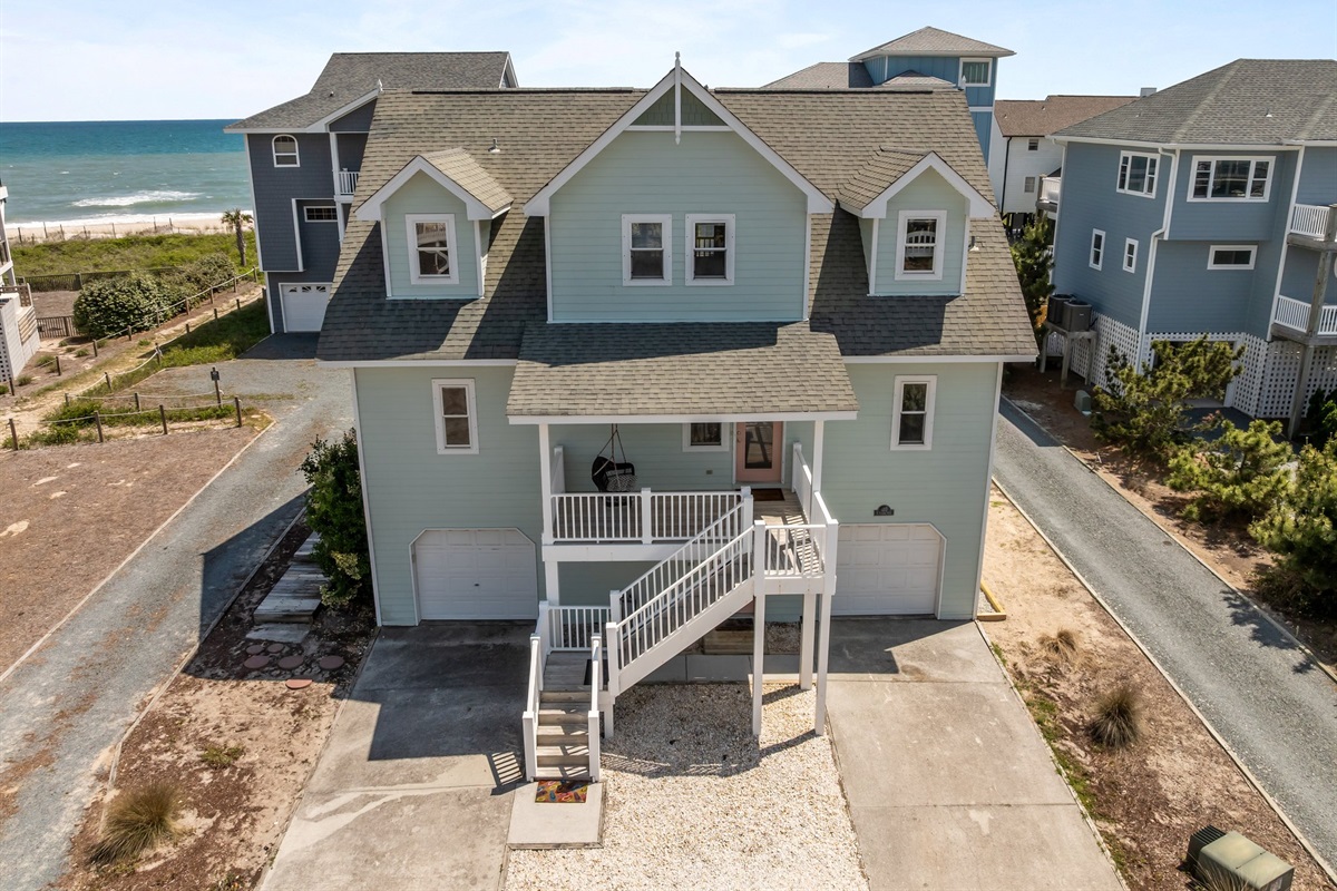 Elevated deck overlooking