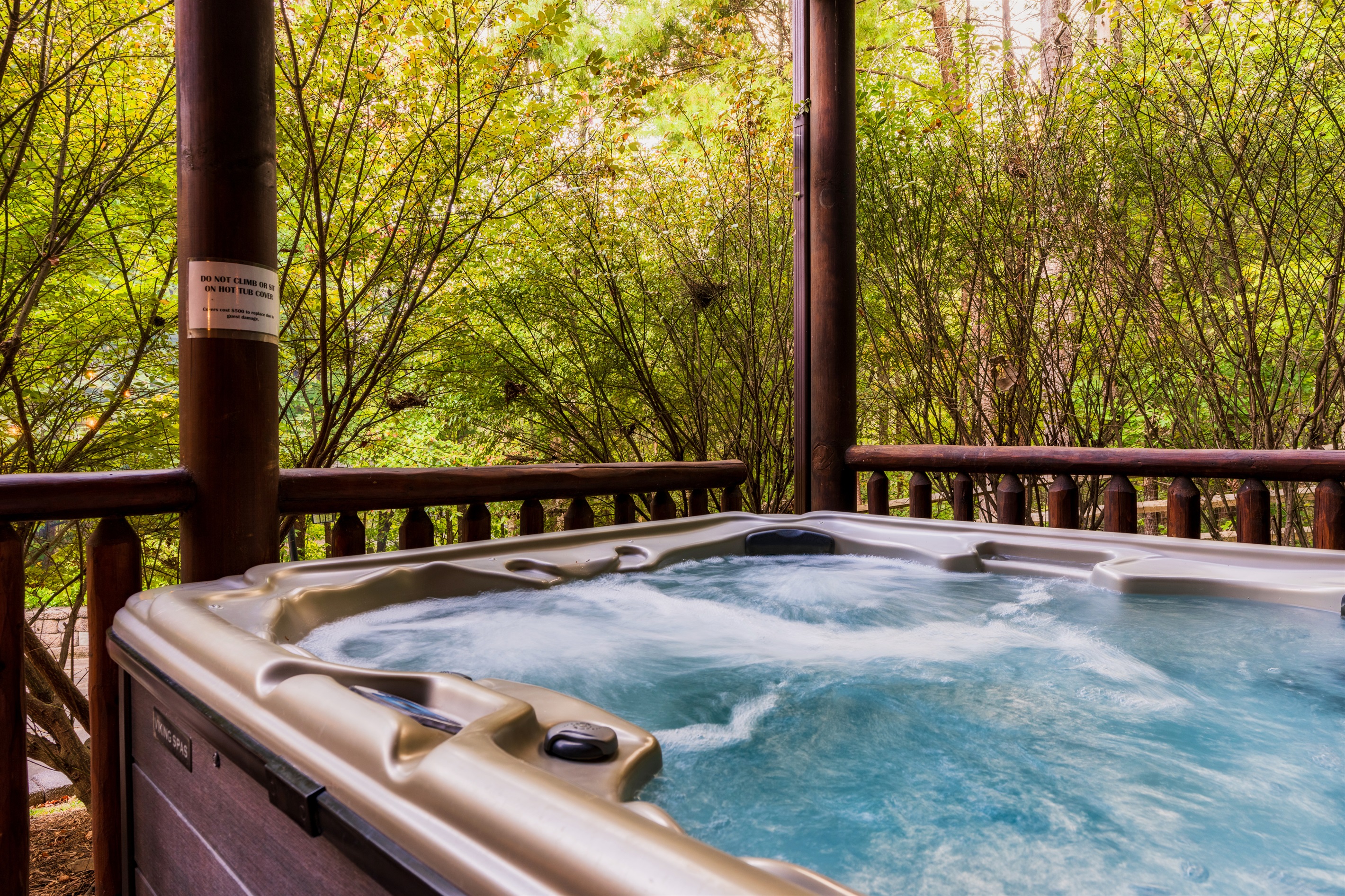 Beautiful hot tub - seats 6