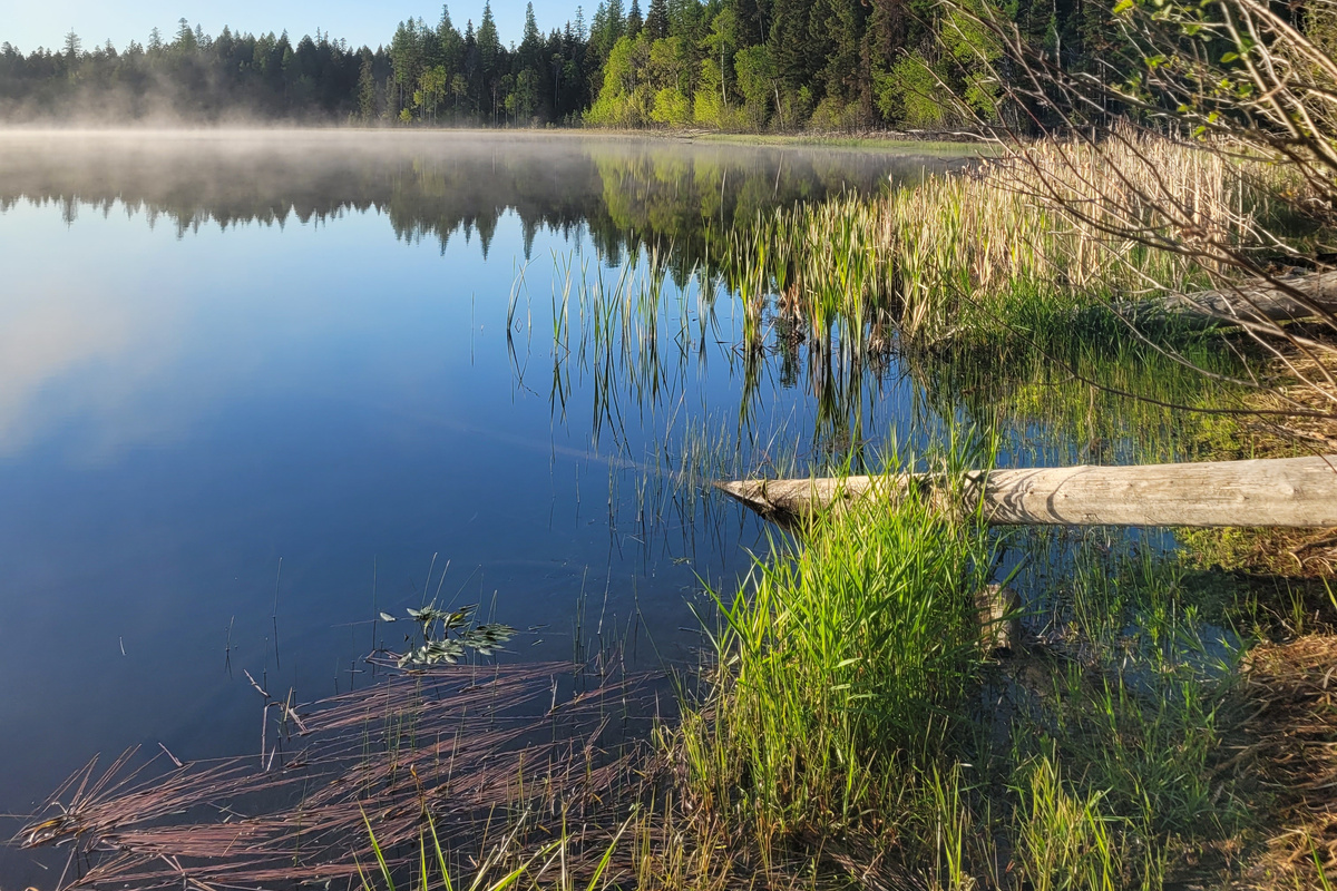 Spend a peaceful afternoon at Hidden Lake, just a mile from the ranch.
