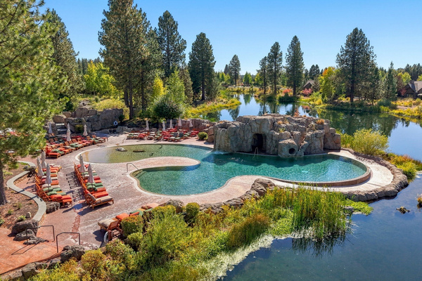 Guest access to the Quarry Pool & Fitness Center, offering resort-style swimming in a beautiful lakeside setting