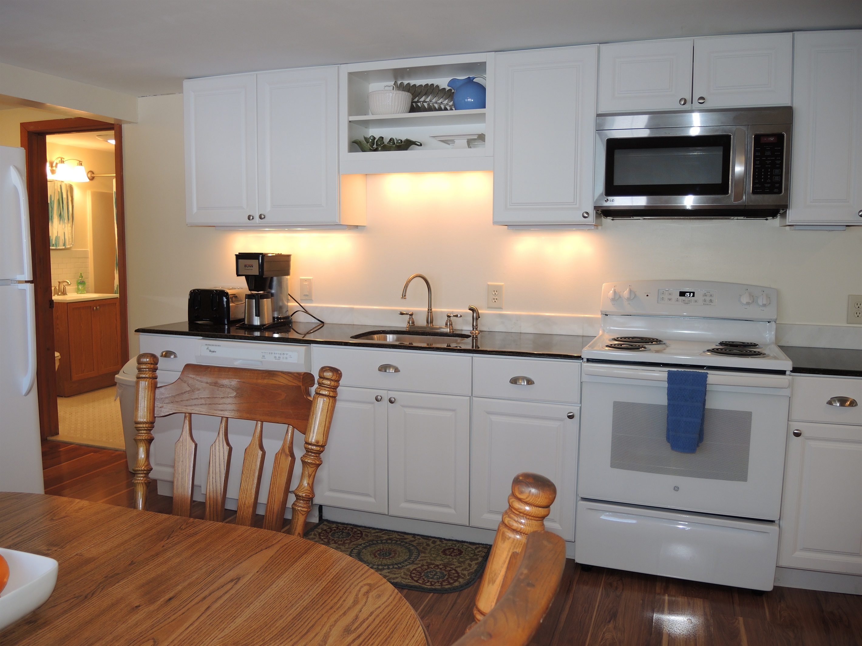 Kitchen and dining area