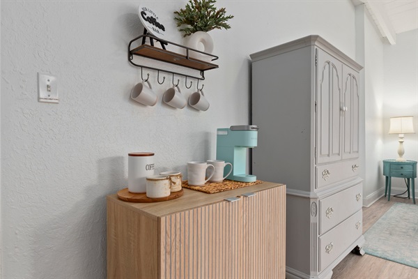 Master Bedroom #1 Coffee Bar