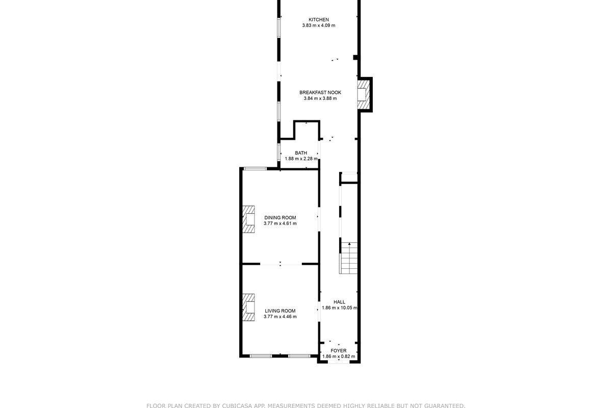 Floor Plan Downstairs: Explore spacious living in this well-designed layout perfect for gatherings!