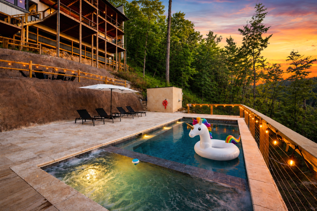The main character: warm water, mountain air, and sunsets that slow down time!